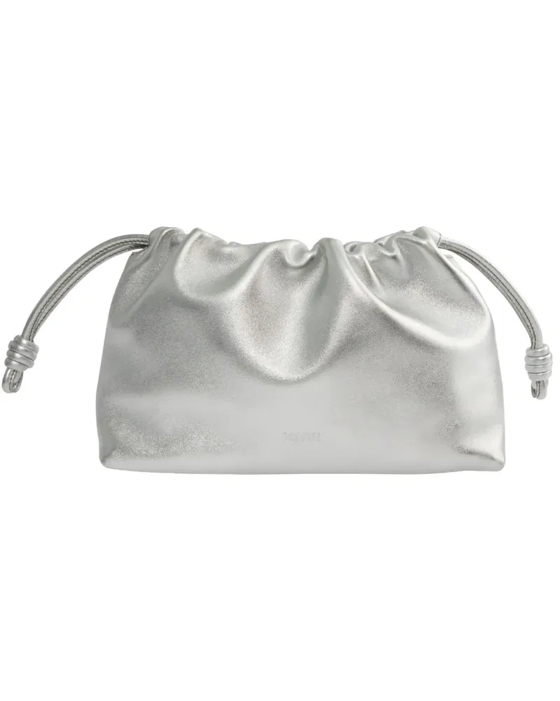 Loewe Flamenco Clutch - Silber Silber
