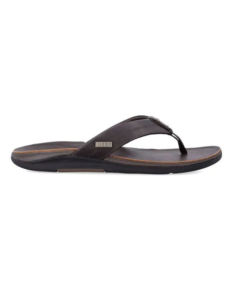 Reef Offshore logo-plaque flip flops - Braun Braun