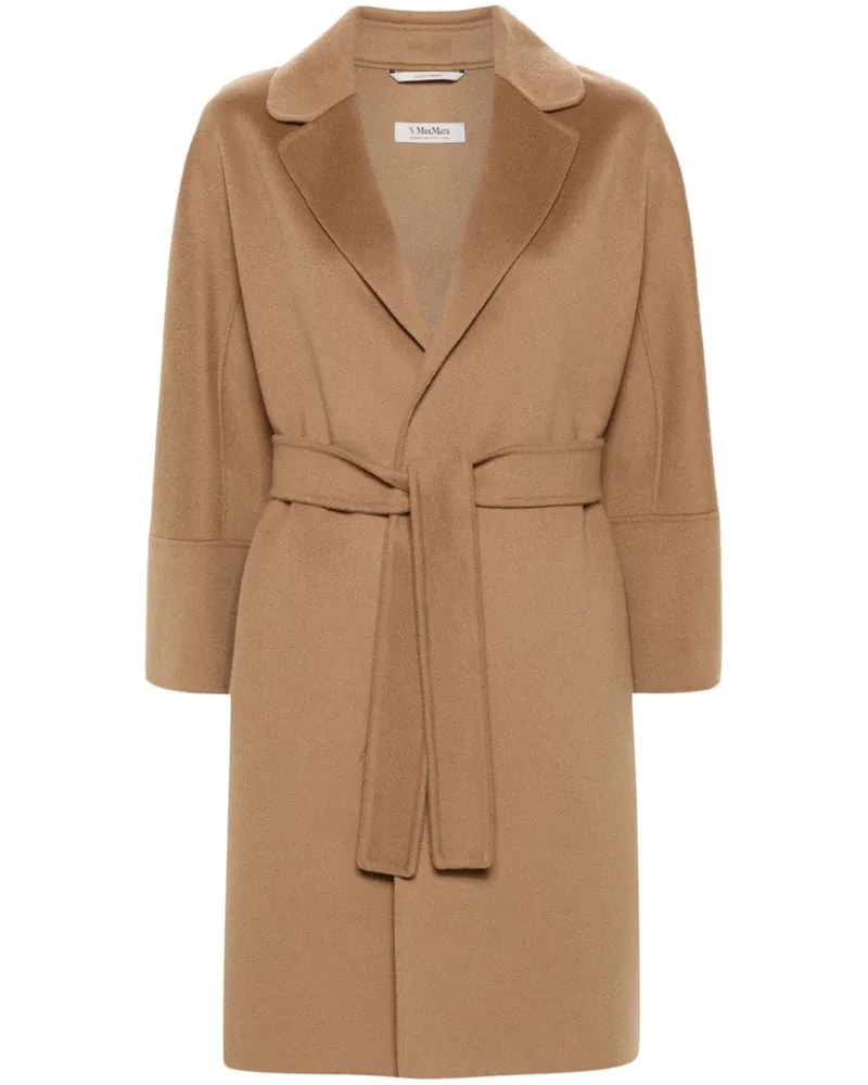 Max Mara Arona Mantel mit Gürtel - Braun Braun