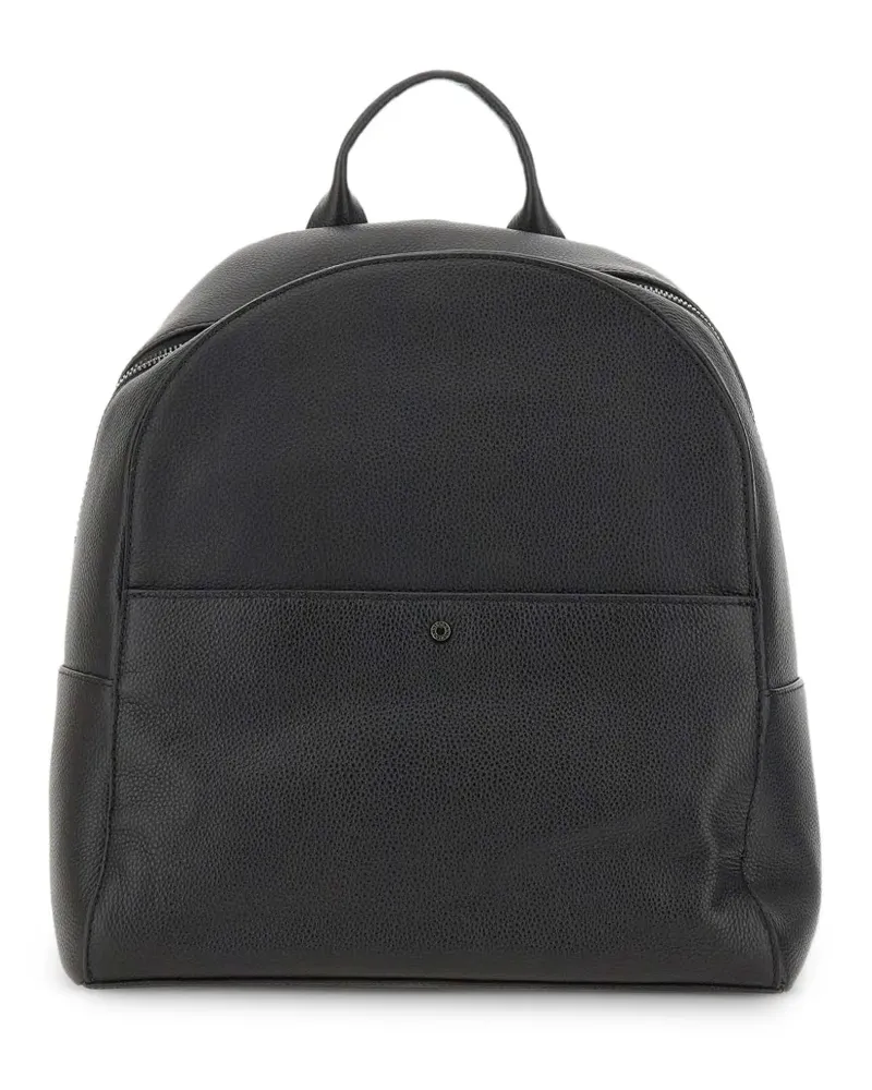 Gianni Chiarini Gehämmerter Florence Rucksack - Schwarz Schwarz