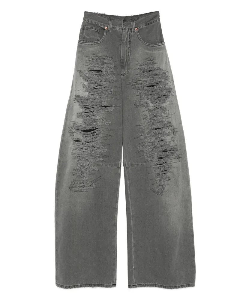 Maison Margiela Jeans im Distressed-Look - Grau Grau