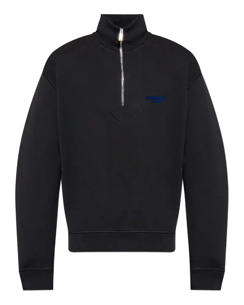 Dsquared2 Sweatshirt mit Reißverschluss - Schwarz Schwarz