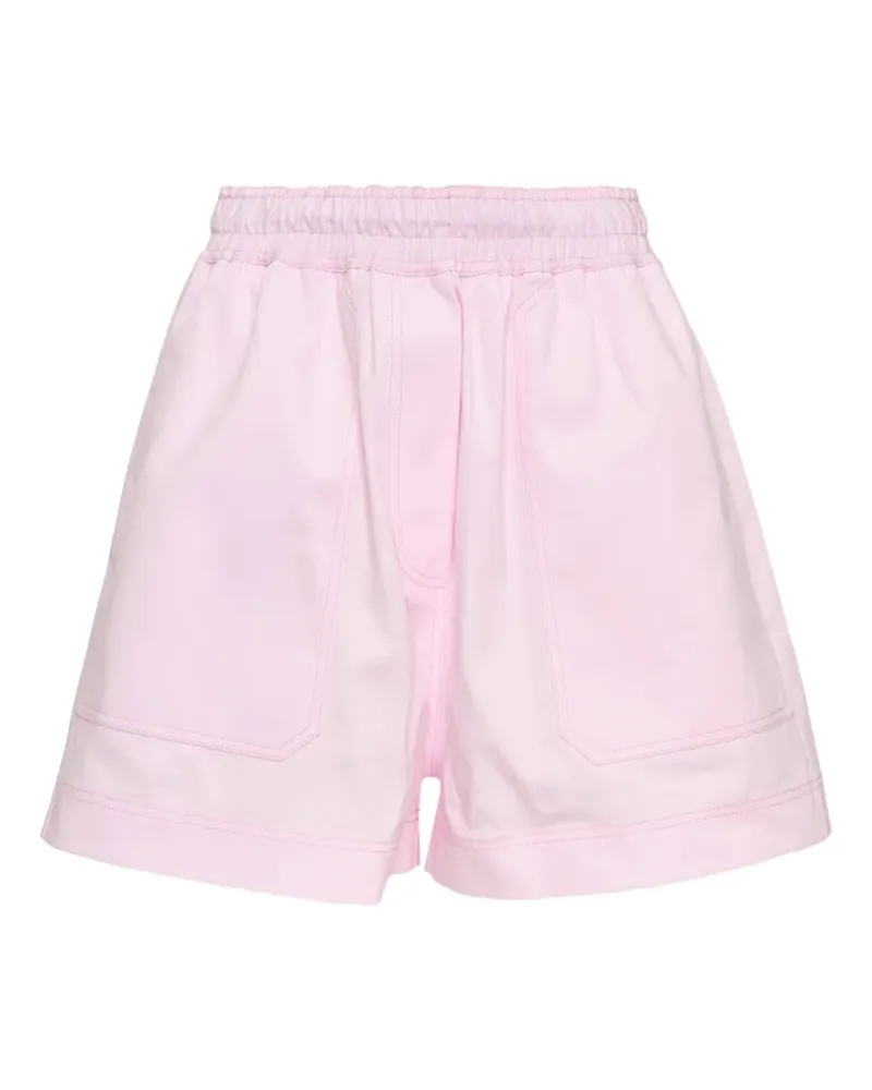 Lee Mathews elasticated-waist cotton shorts - Rosa Rosa