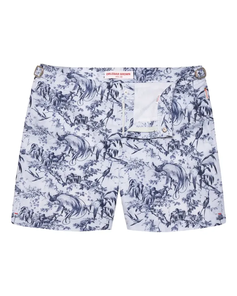 Orlebar Brown Bulldog Zephra-print swim shorts - Blau Blau