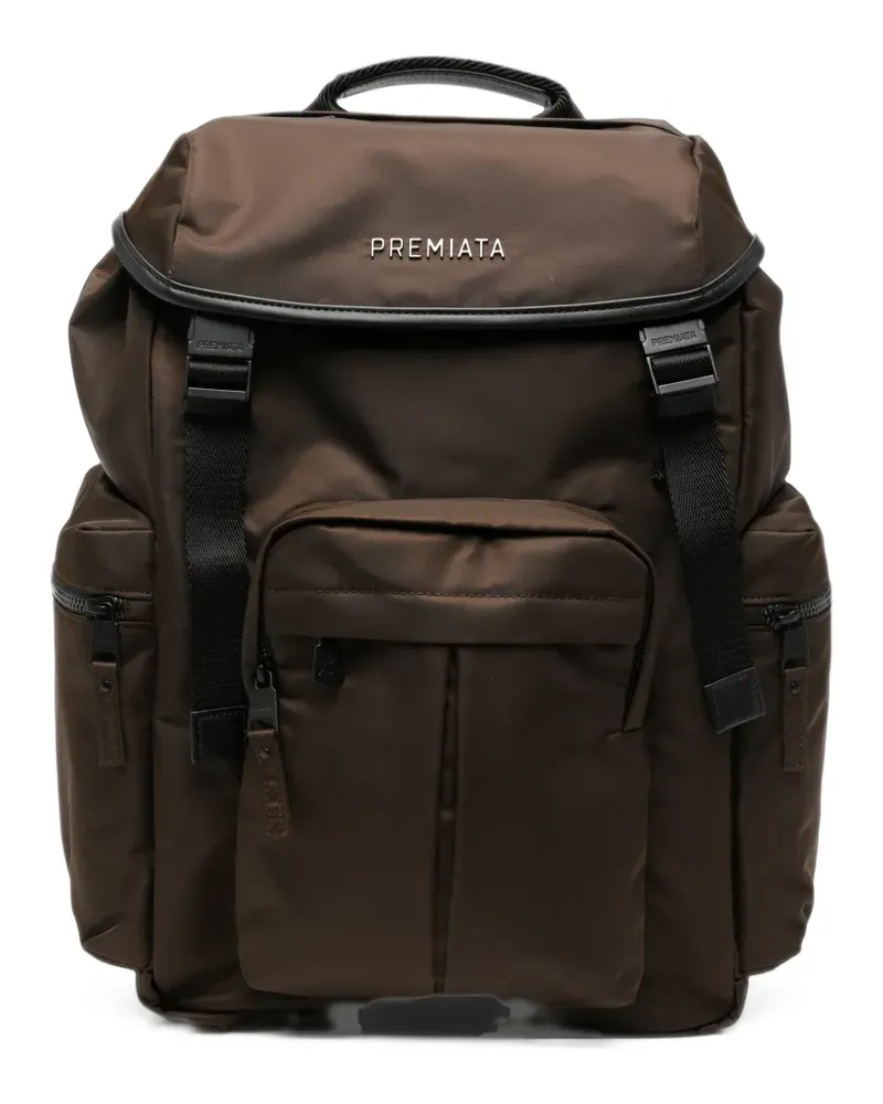 Premiata Booker Rucksack mit Schnallenverschluss - Braun Braun