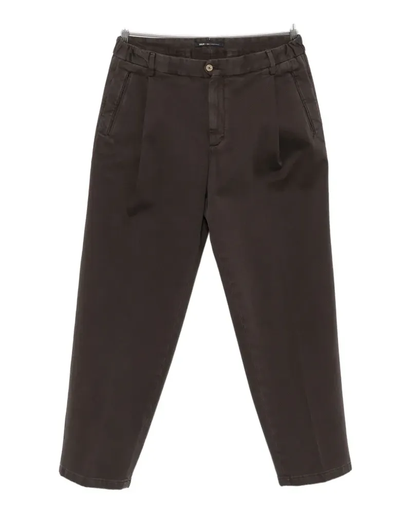 Briglia 1949 pleated chino trousers - Braun Braun