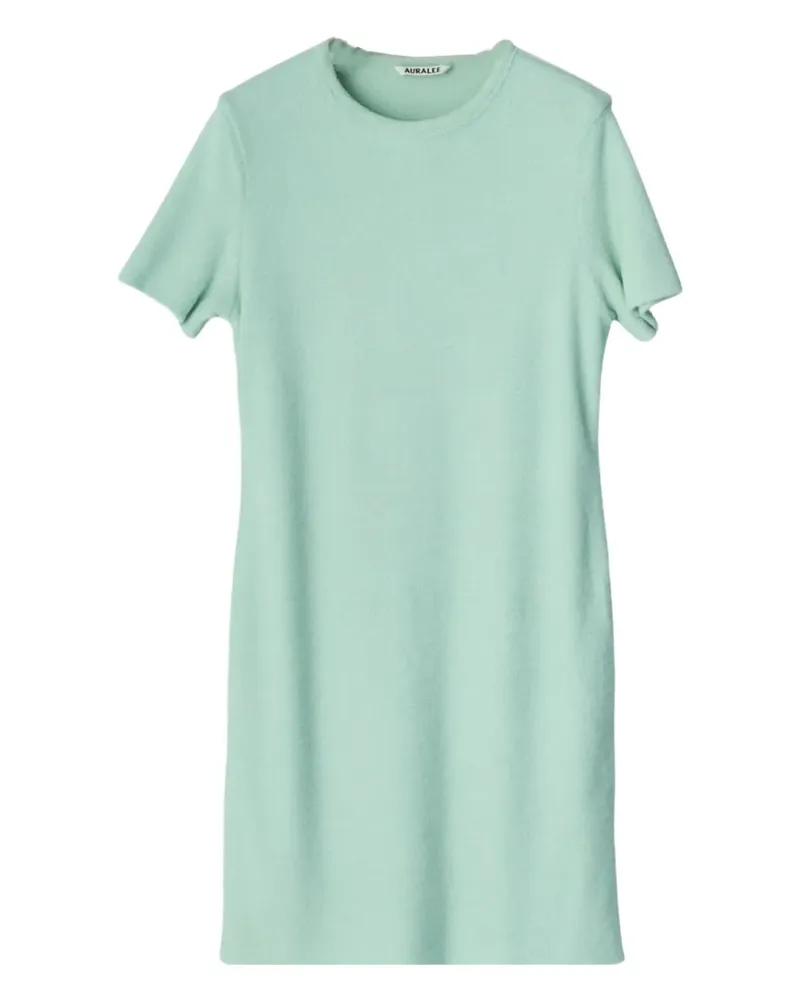AURALEE Minikleid mit kurzen Ärmeln - Grün Grün