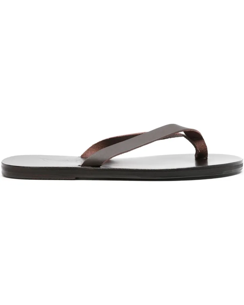 Ancient Greek Sandals Flache Solon Sandalen - Braun Braun