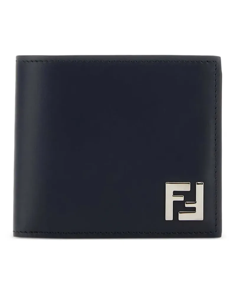 Fendi Portemonnaie mit Logo-Schild - Blau Blau