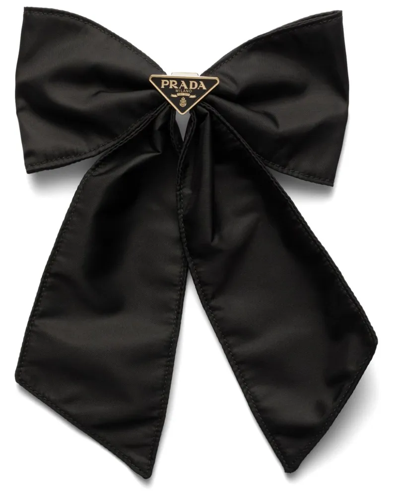 Prada Haarspange mit Schleife - Schwarz Schwarz