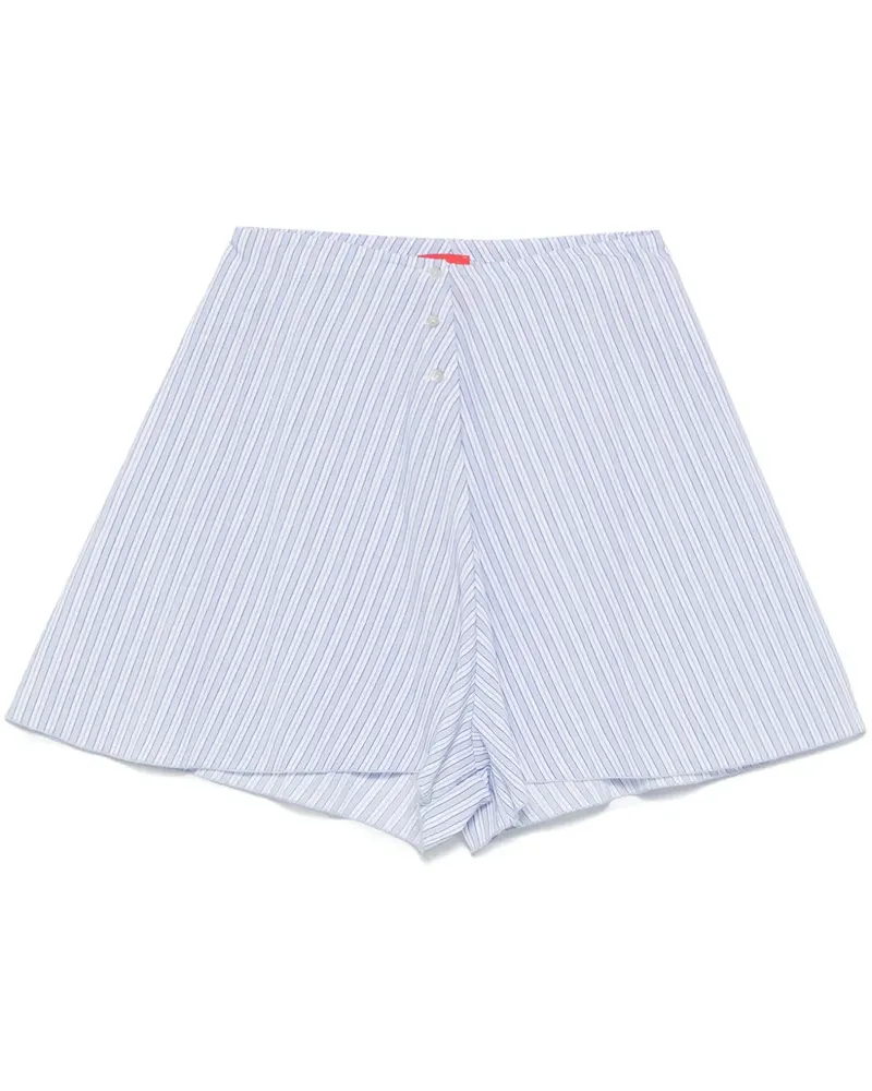 ..,merci Gestreifte Shorts - Blau Blau