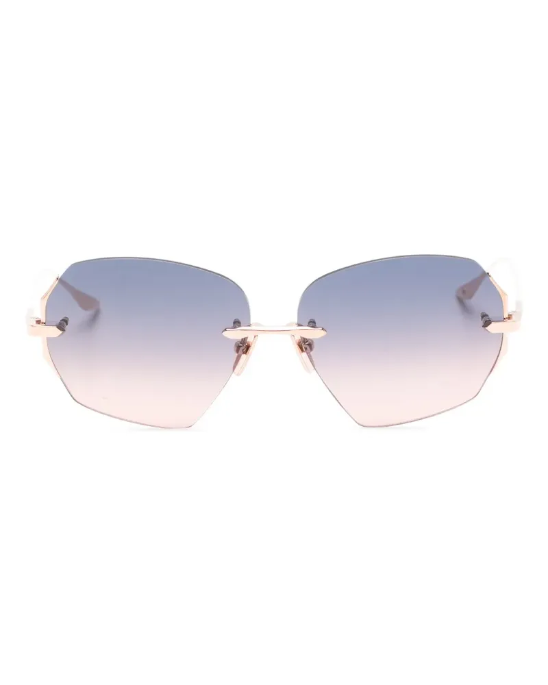 DITA Geometrische Sonnenbrille - Gold Gold