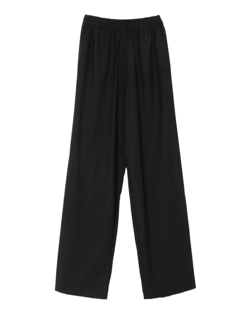 Fabiana Filippi Weite Hose mit Stretchbund - Schwarz Schwarz
