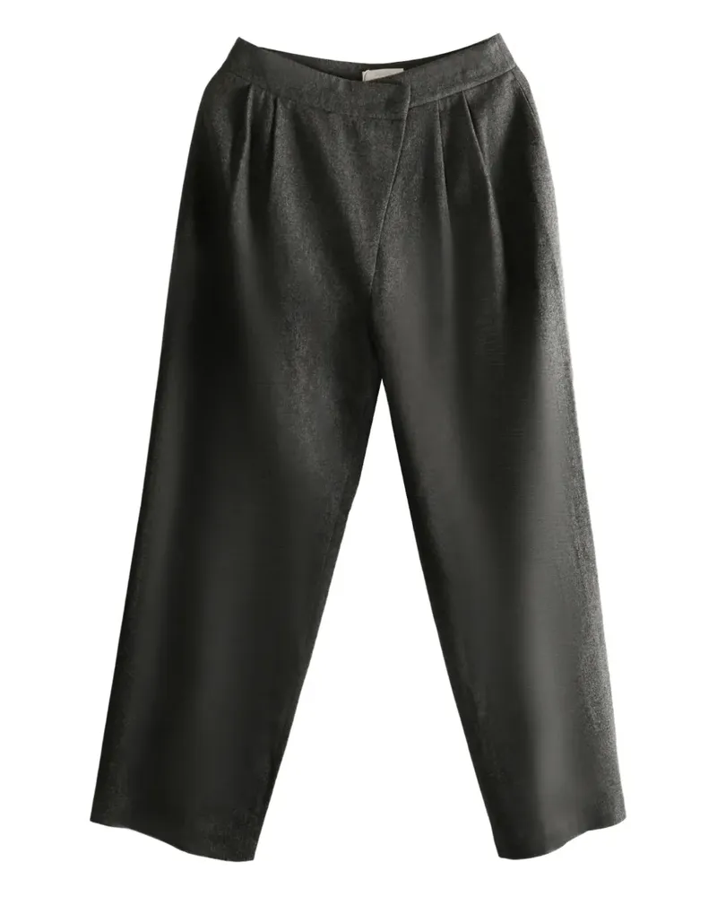 AMOMENTO Hose mit hohem Bund - Grau Grau