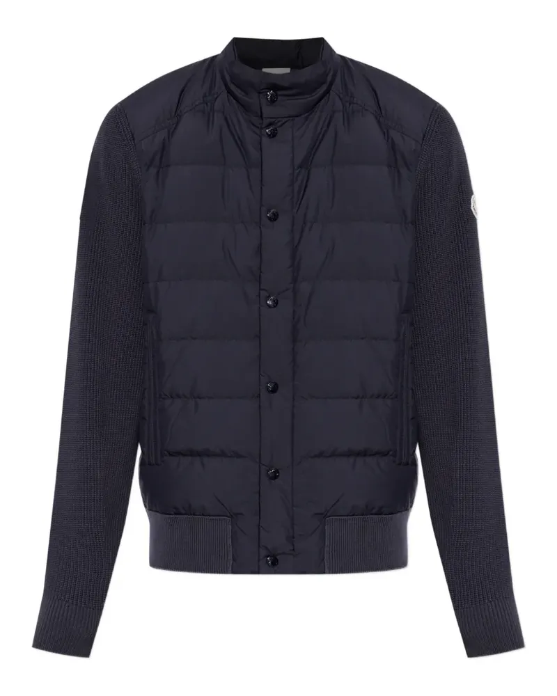 Moncler Gesteppte Jacke mit Stehkragen - Blau Blau