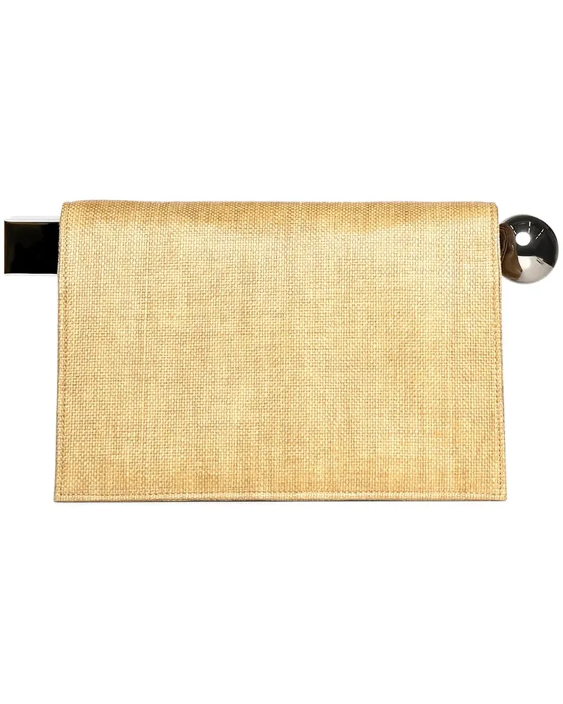 Jacquemus bead-embellished shoulder bag - Nude Nude