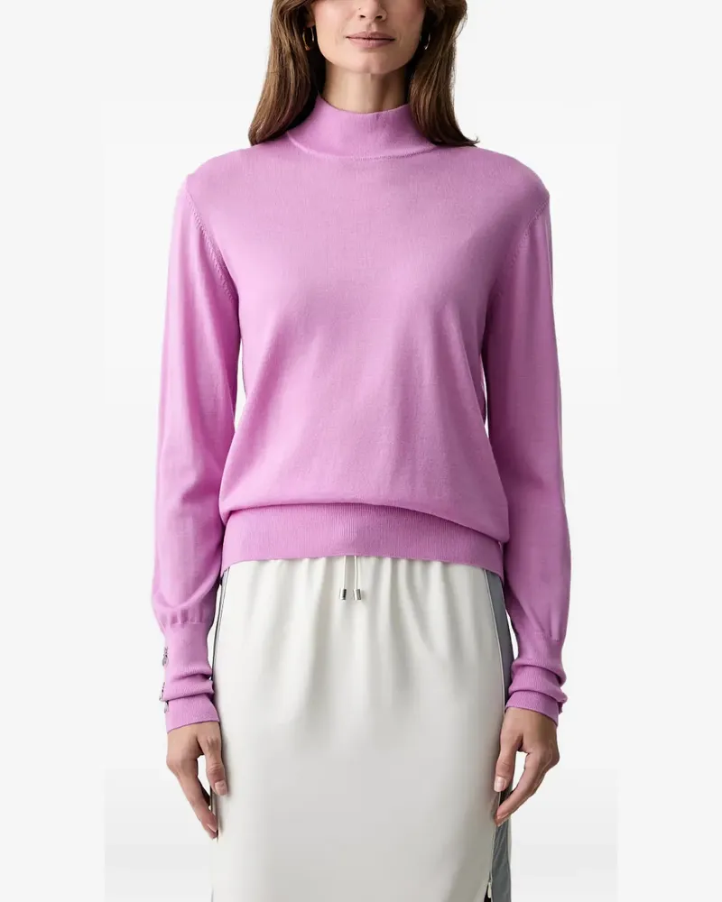 Patrizia Pepe Pullover mit Logo-Schild - Rosa Rosa