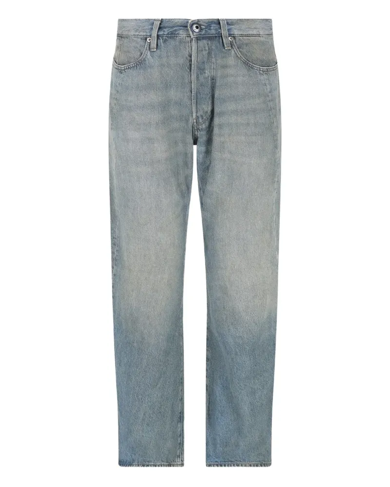 G-STAR RAW logo-patch jeans - Blau Blau