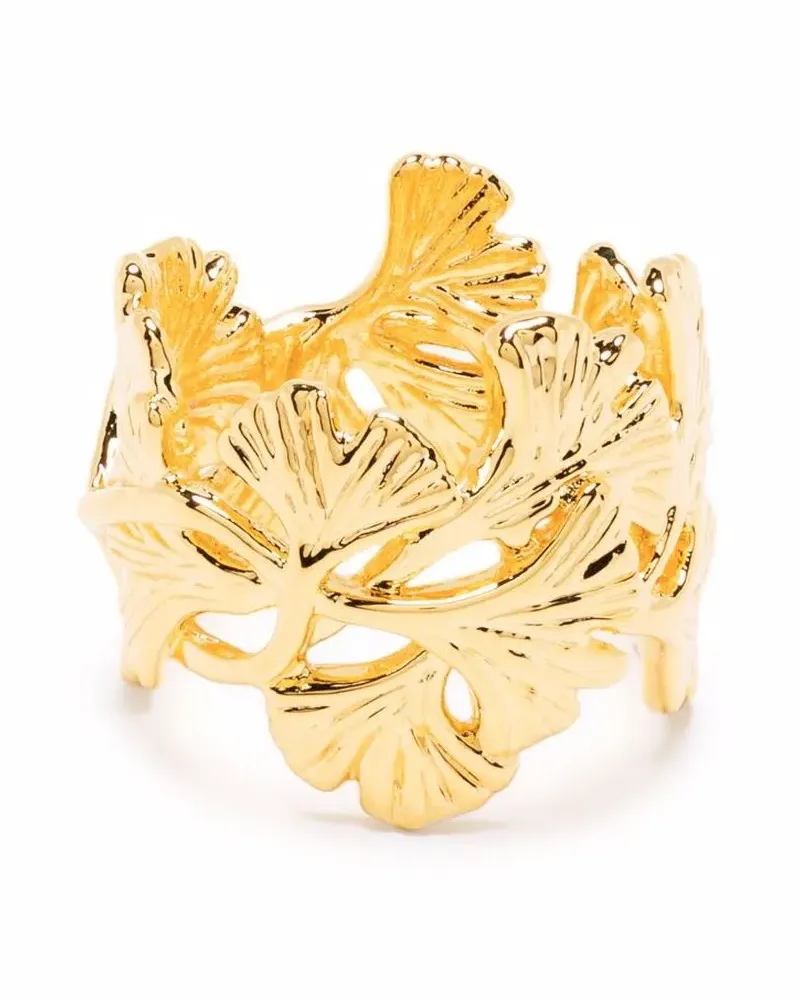 Aurélie Bidermann Tangerine Ring im Blatt-Design - Gold Gold