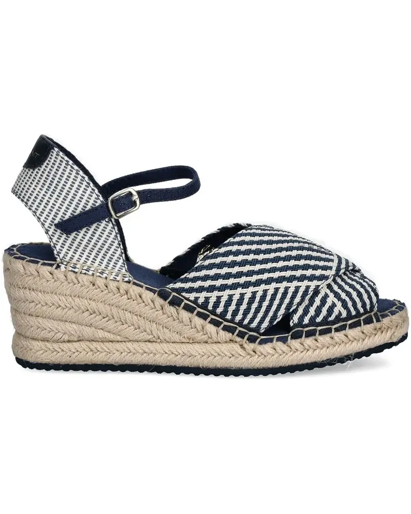 Gant Gestreifte Wedge-Pumps 60mm - Blau Blau
