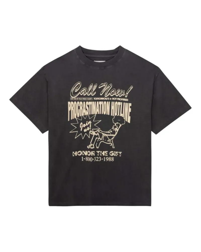 Honor The Gift T-Shirt mit Puff-Print - Grau Grau