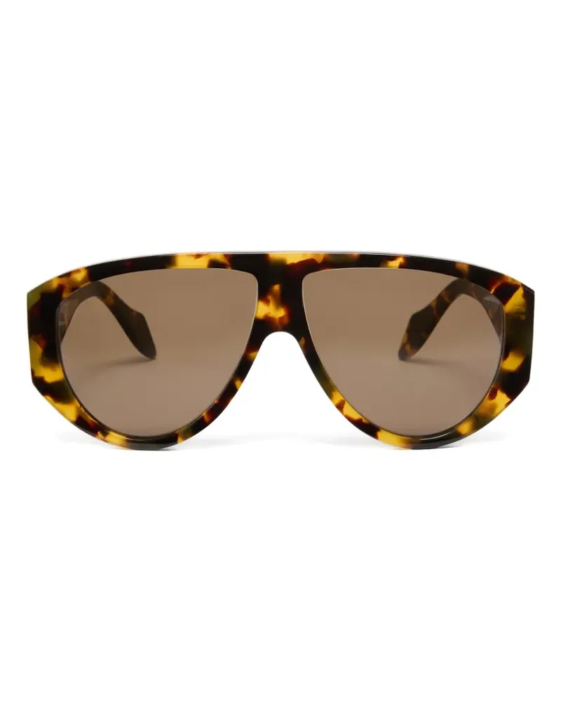 Pinko Pilot Sonnenbrille mit Logo-Detail - Braun Braun