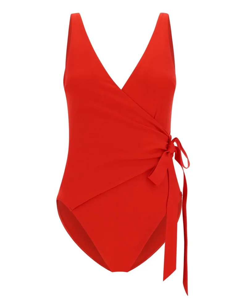 Zimmermann Separates Wrap Tie Badeanzug - Rot Rot