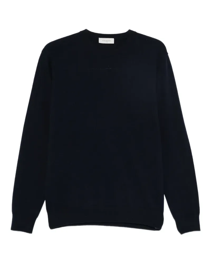 Piacenza Cashmere Pullover mit Rundhalsausschnitt - Blau Blau