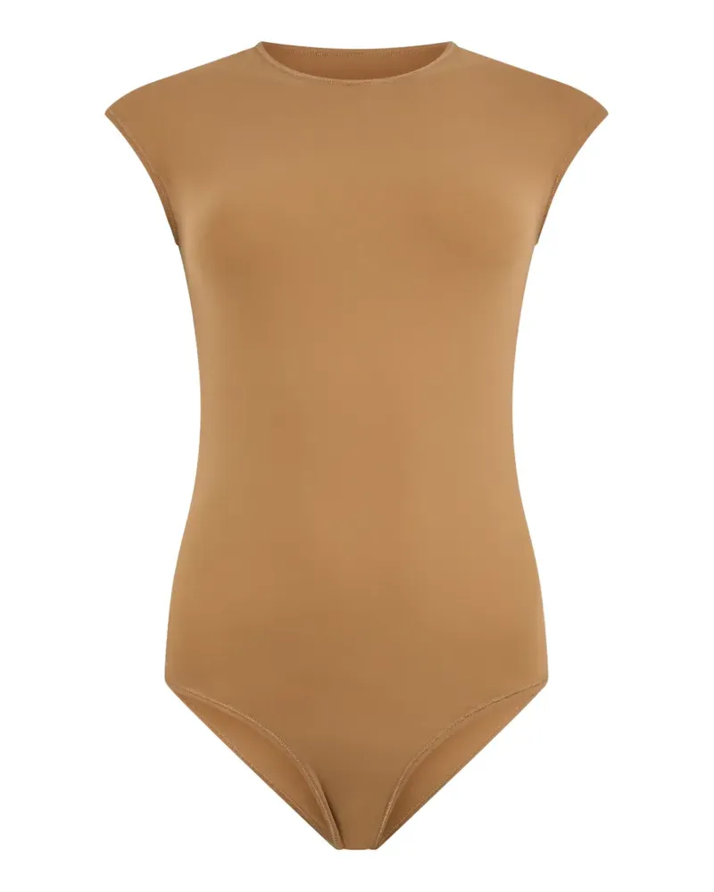 Fabiana Filippi short-sleeved round-neck bodysuit - Nude Nude