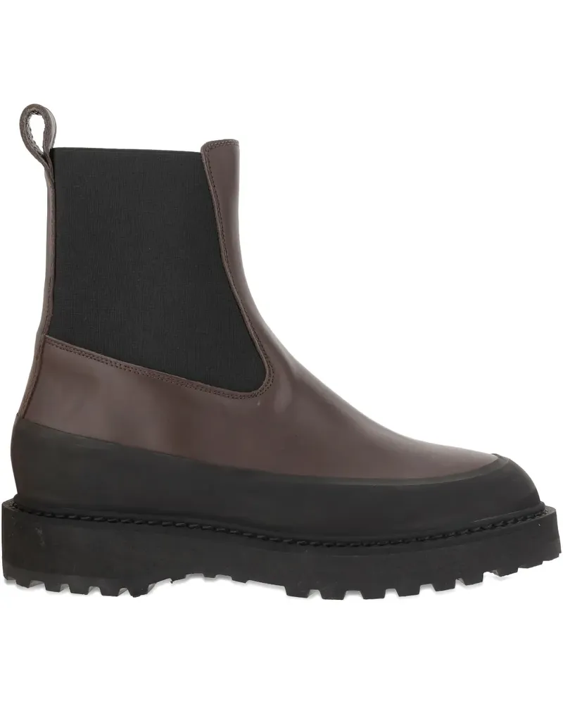 Le Monde Béryl Chelsea-Boots mit runder Kappe - Braun Braun