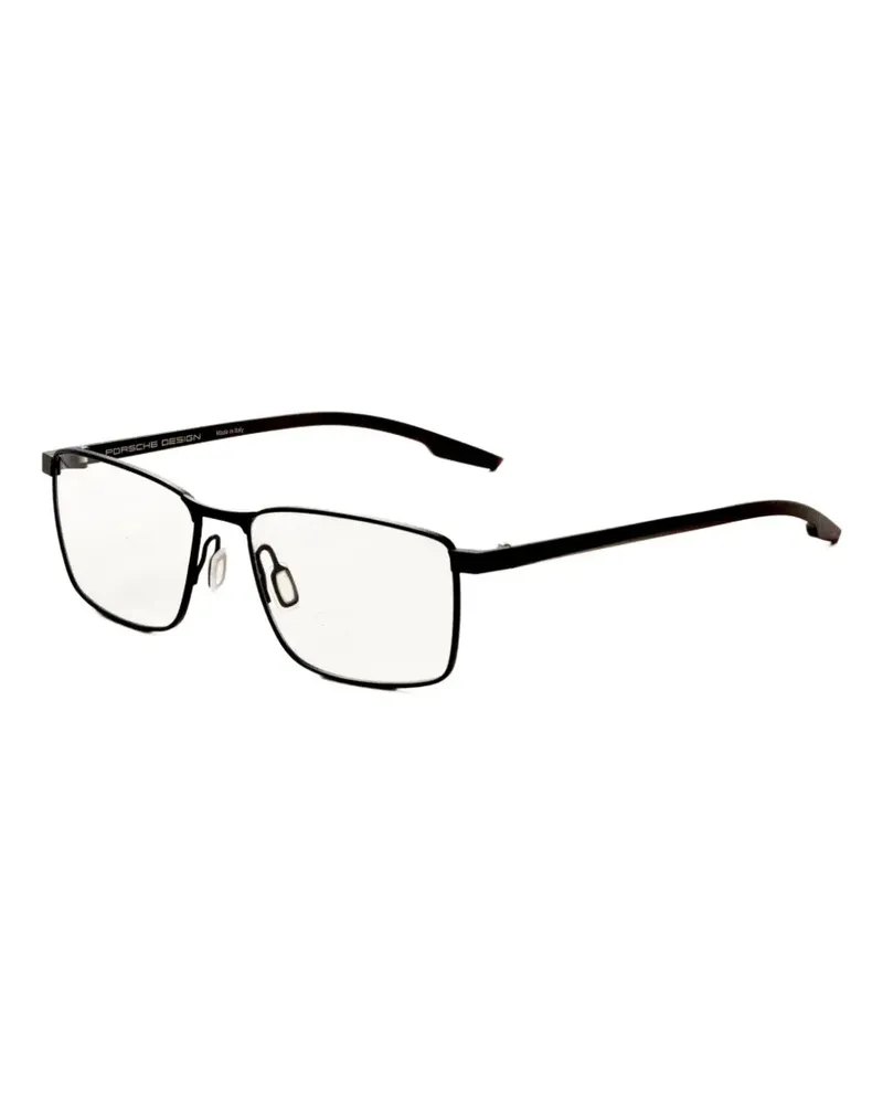 Porsche Design Brille mit eckigem Gestell - Schwarz Schwarz