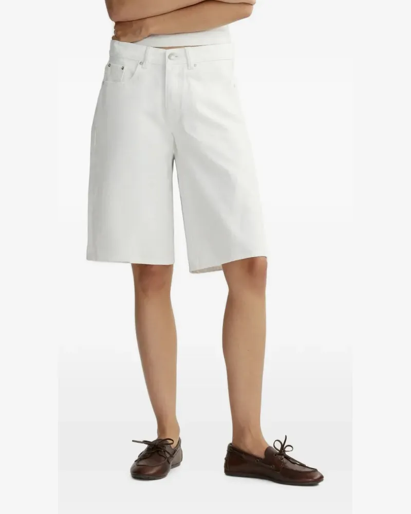 DL1961  Abby Jeans-Shorts - Weiß Weiß