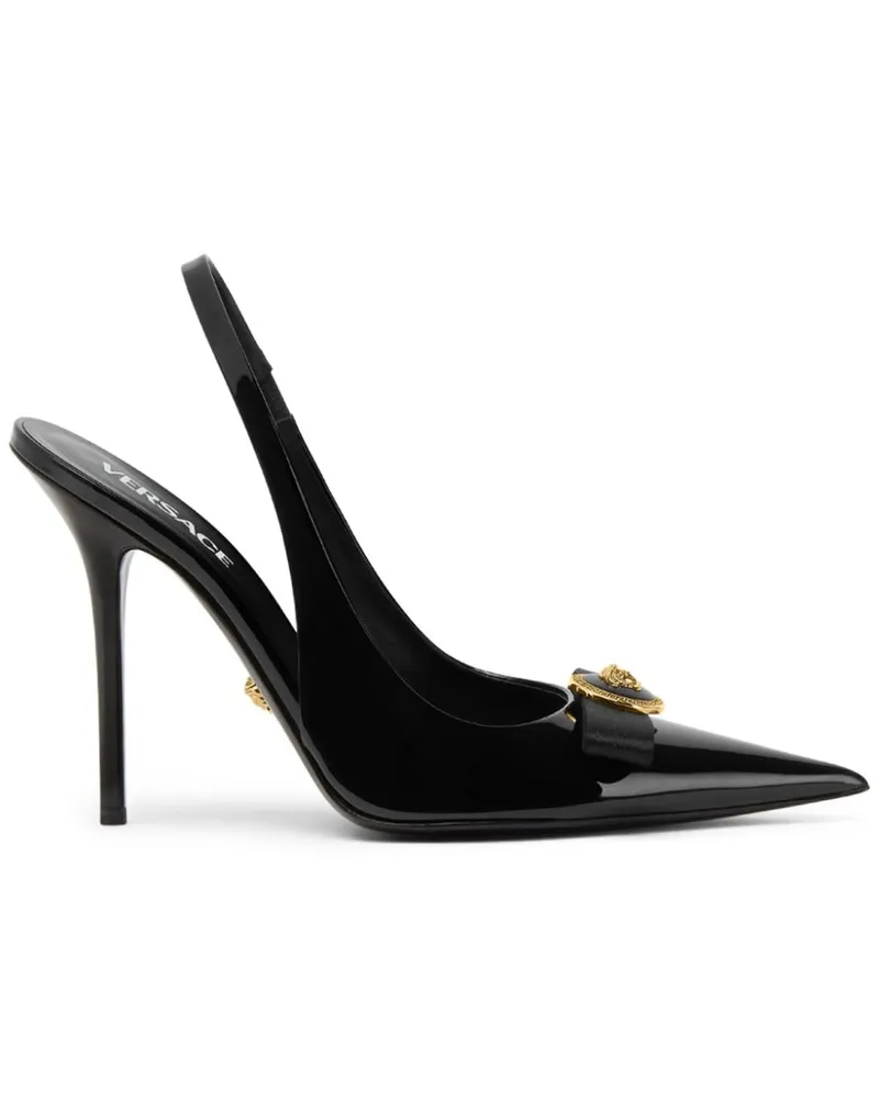 Versace Gianni Pumps 120mm - Schwarz Schwarz