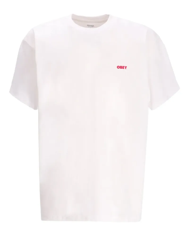 Obey Klassisches T-Shirt - Weiß Weiß