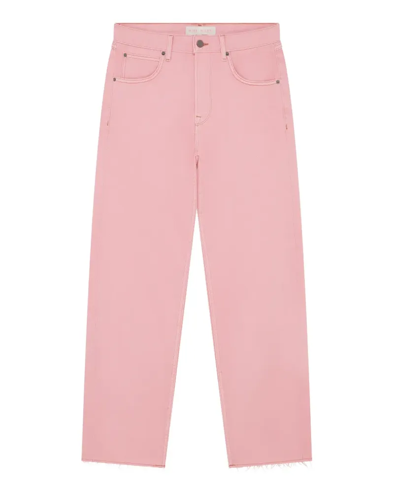 Mira Mikati Ungesäumte Five-Pocket-Jeans - Rosa Rosa
