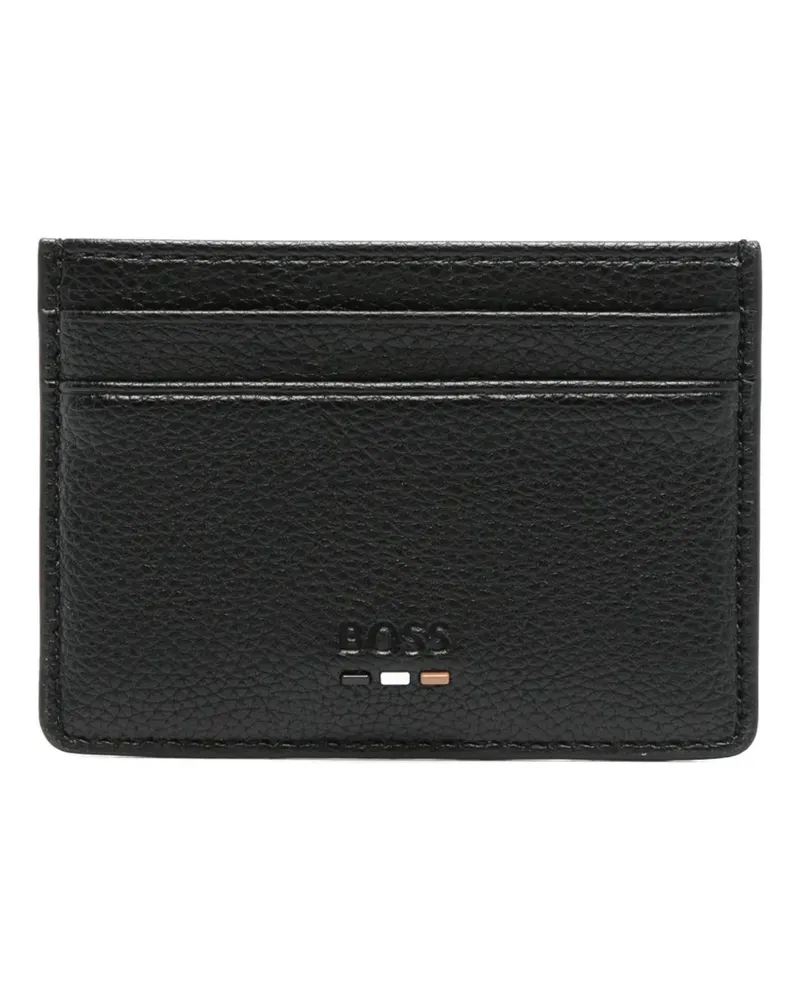 HUGO BOSS Kartenetui aus Faux-Leder - Schwarz Schwarz
