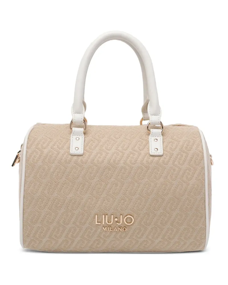 Liu Jo Handtasche mit Logo-Henkel - Nude Nude