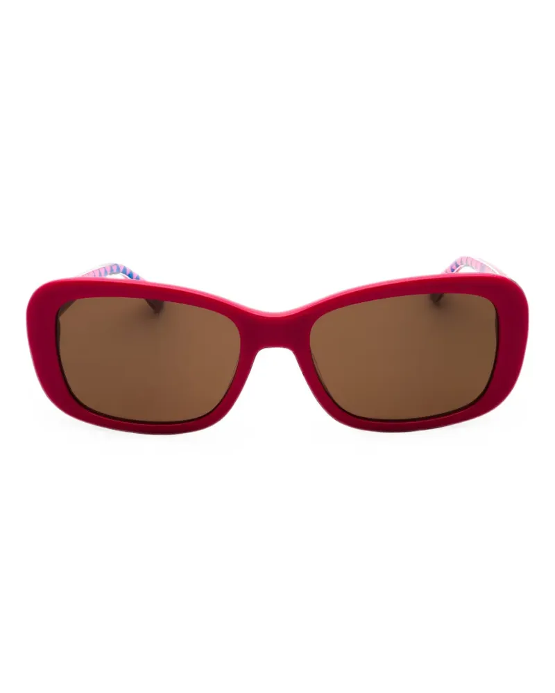 Moschino Sonnenbrille mit eckigem Gestell - Rosa Rosa