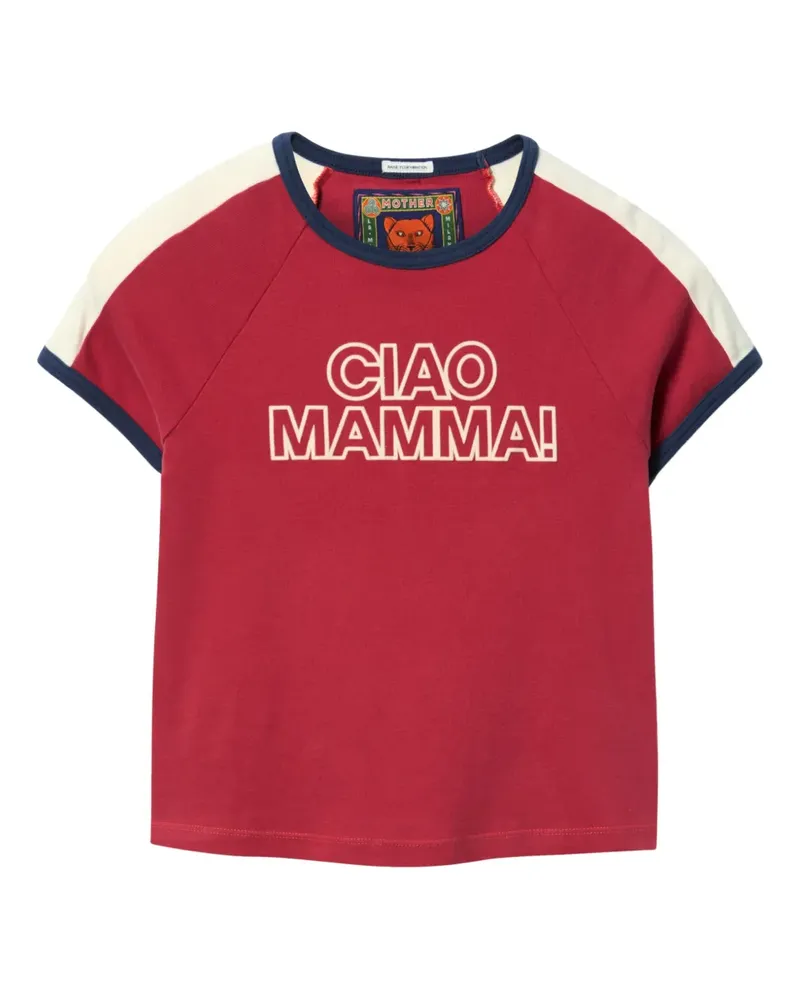 La DoubleJ x Mother Itty Bitty Concert Racer T-Shirt - Rot Rot