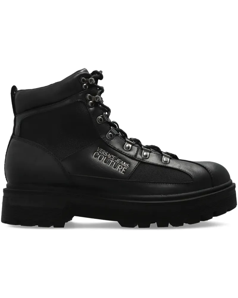Versace Jeans Hiking-Boots mit Schnürung - 899 BLACK 899