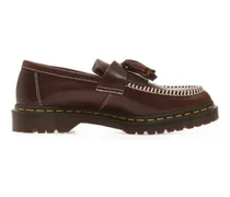 Adrian Orleans-leather tassel-detail loafers - Braun