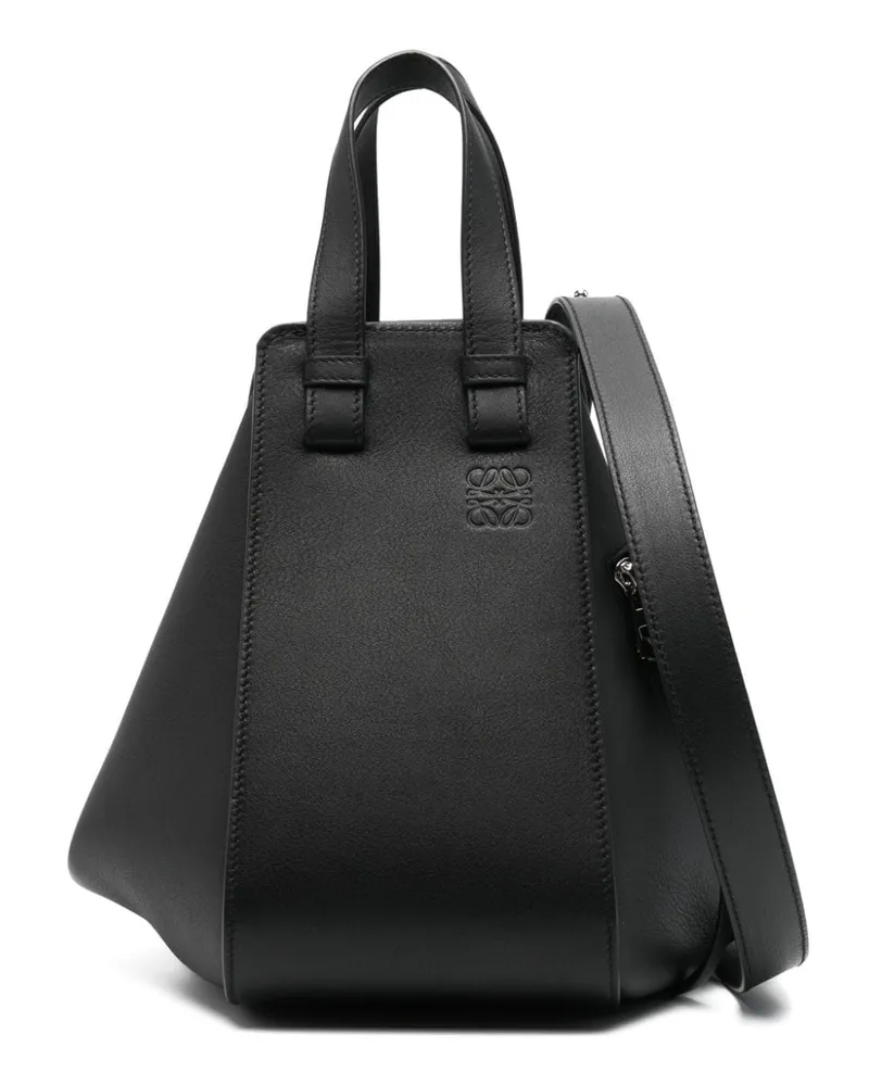 Loewe Kleine Hammock Handtasche - Schwarz Schwarz