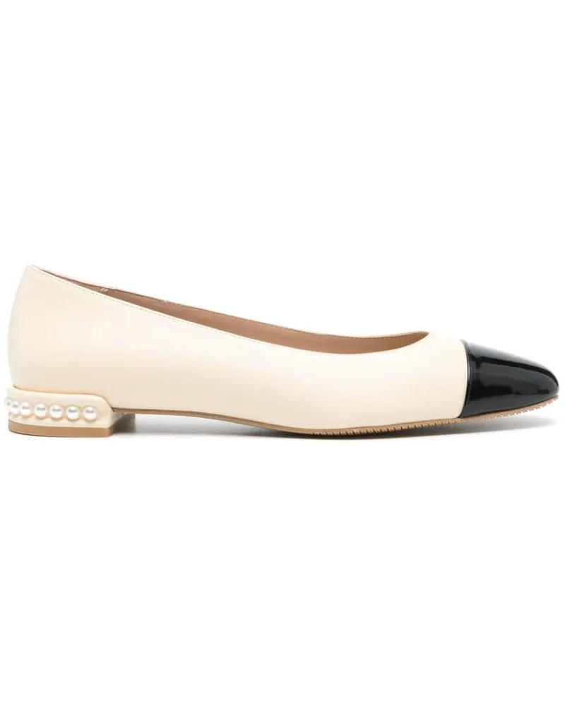 Stuart Weitzman Pearl Flat Ballerinas - Nude Nude
