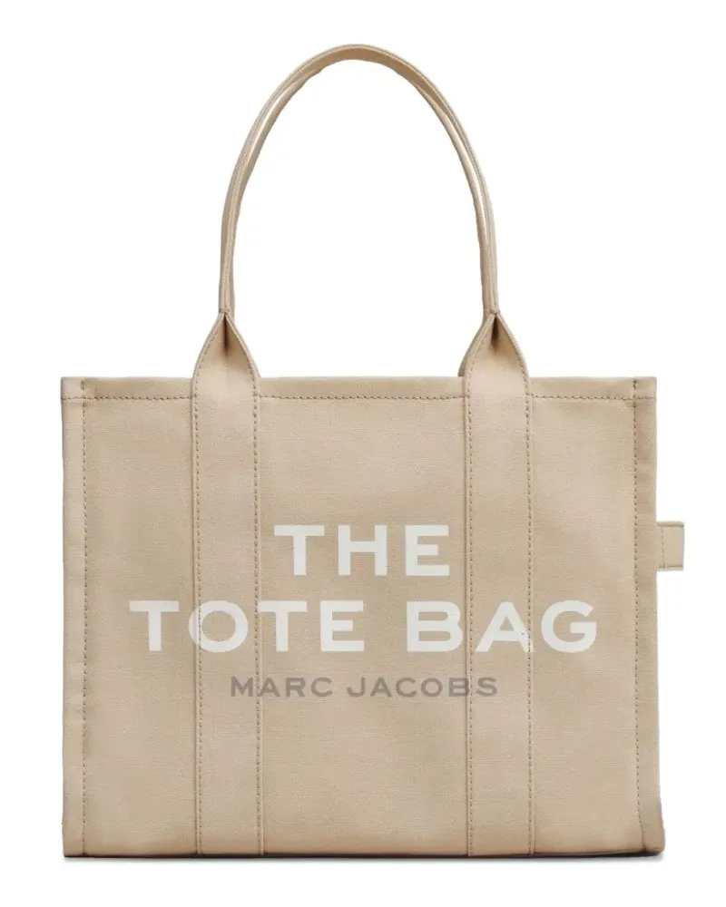 Marc Jacobs The Canvas Medium Tote Bag mit Logo-Schild - Nude Nude