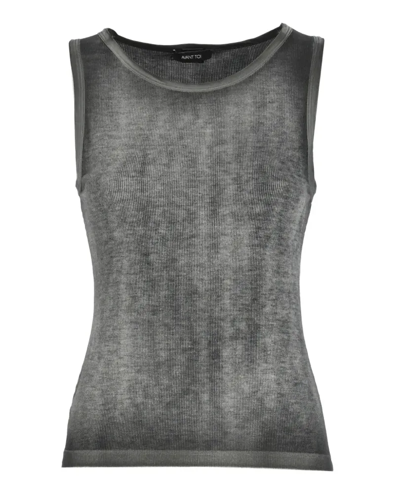 Avant Toi ribbed knit tank top - Grau Grau