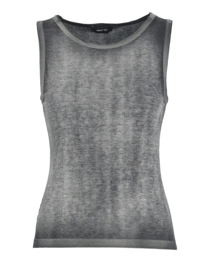Avant Toi ribbed knit tank top - Grau Grau