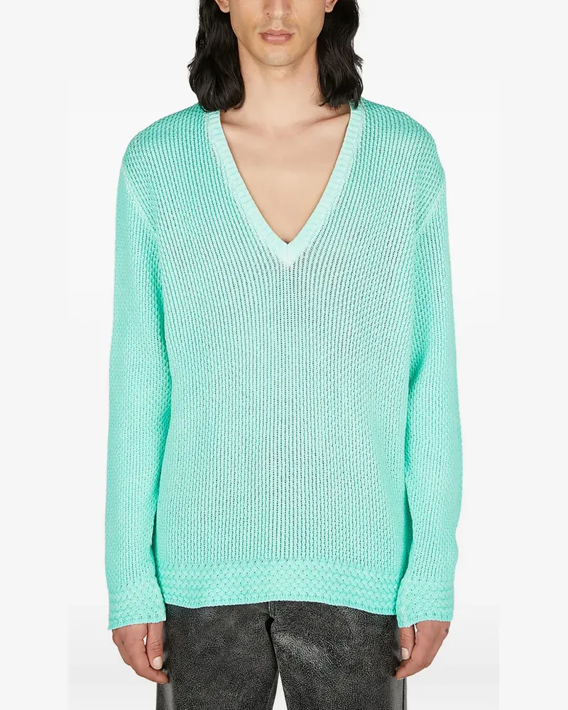 Guess Pullover mit V-Ausschnitt - Grün Grün