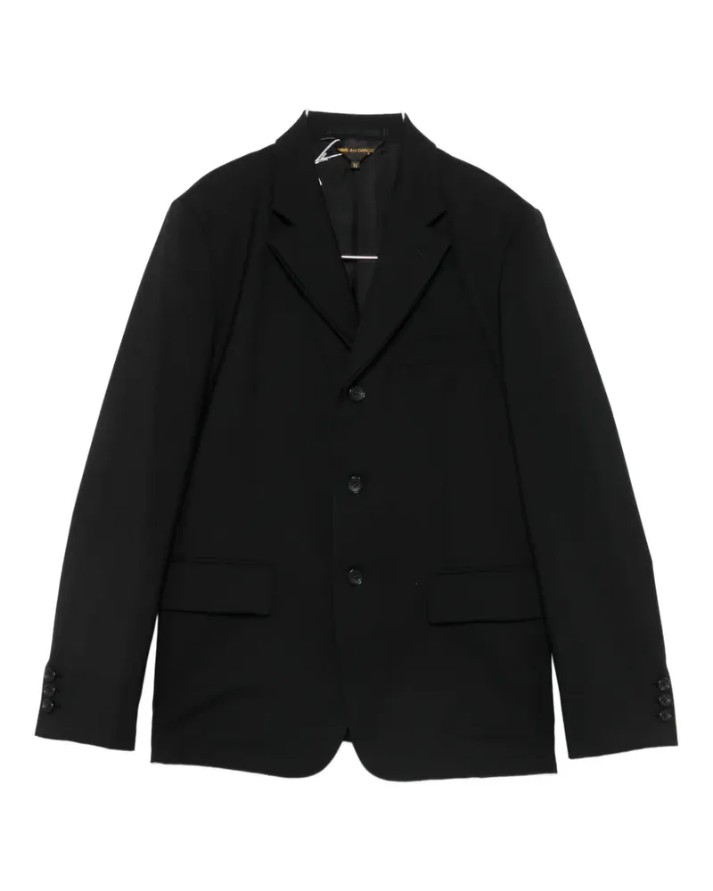 Comme des Garçons single-breasted blazer - Schwarz Schwarz