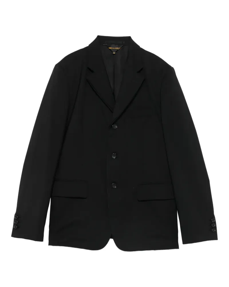 Comme des Garçons single-breasted blazer - Schwarz Schwarz