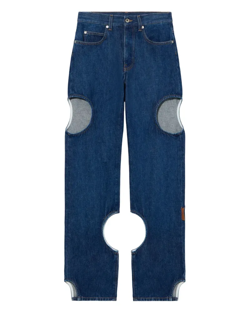 OFF-WHITE Jeans mit Cut-Outs - Blau Blau